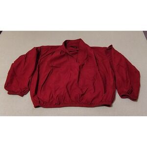 Vintage Banana Republic Wind Breaker Long Sleeve Gathered Waist Pullover Sz S D